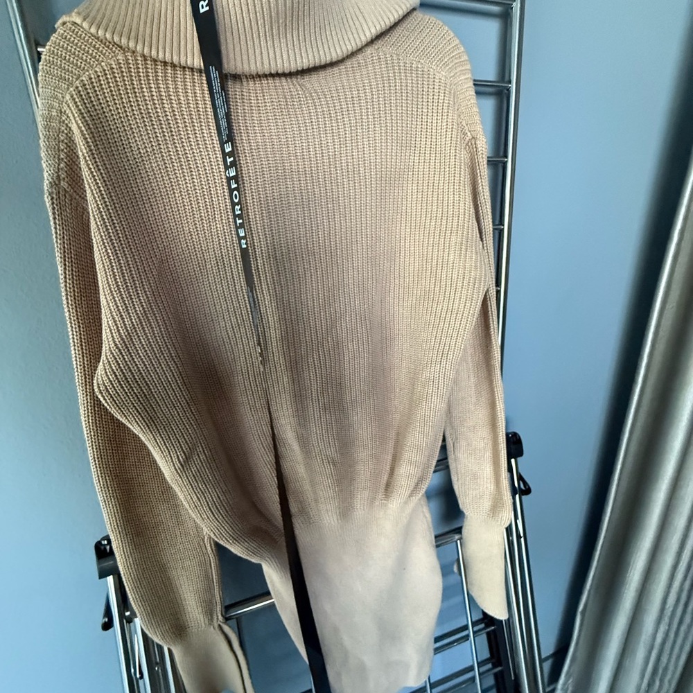 SER.O.YA Beige Ribbed Knit Sweater - Picture 8 of 9